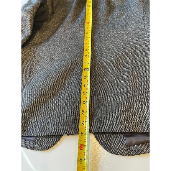 Jos. A. Bank Men's 100% Wool Blazer Sport Coat Brown Tweed Sz 44R 2 Button - Picture 14 of 15